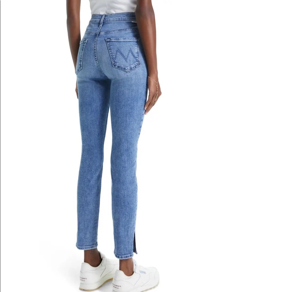 Mother Swooner Split Ankle Jeans